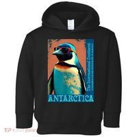 Antarctica Cute Cool Penguin Antarctic Research Souvenir Toddler Hoodie thumb 0
