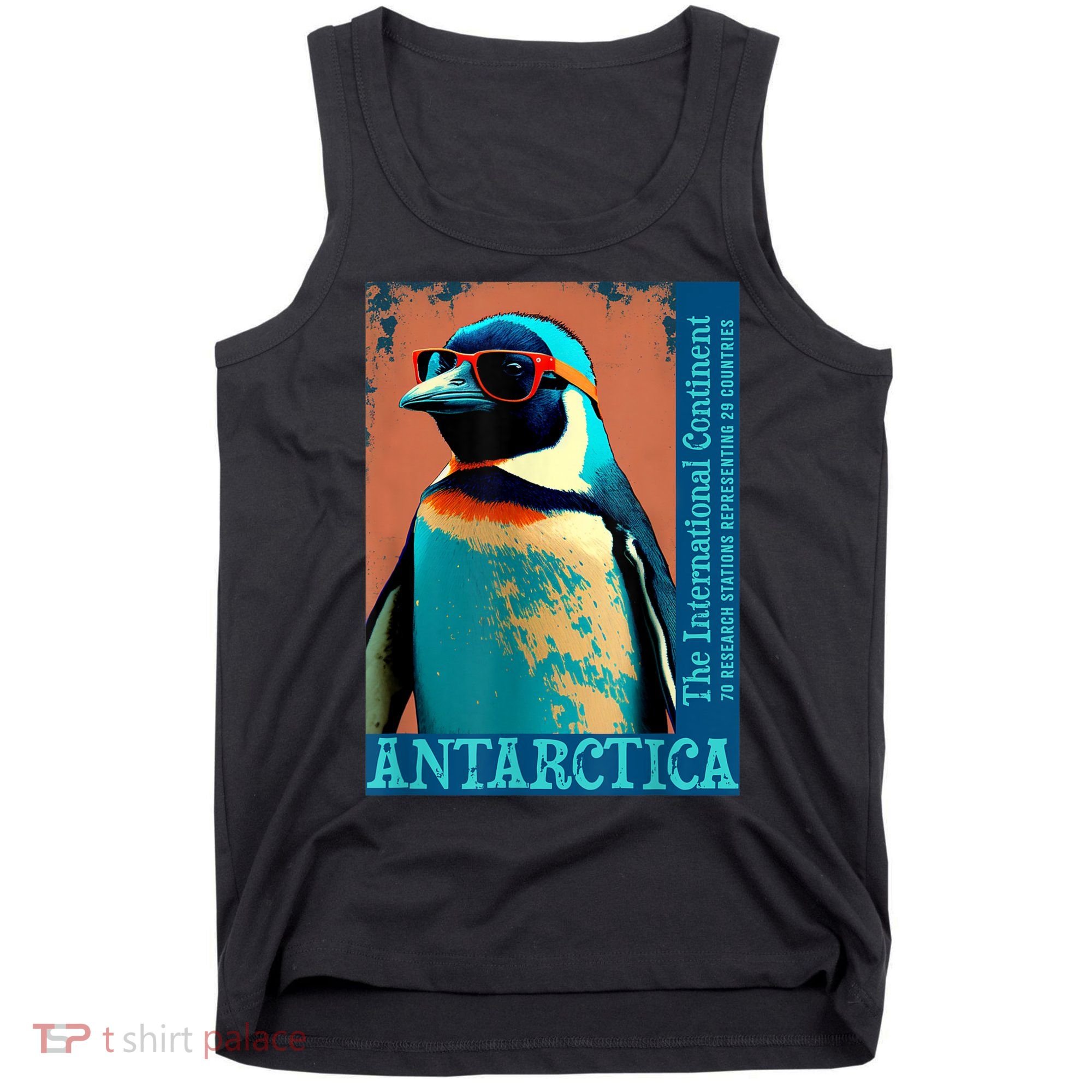 Antarctica Cute Cool Penguin Antarctic Research Souvenir Tank Top