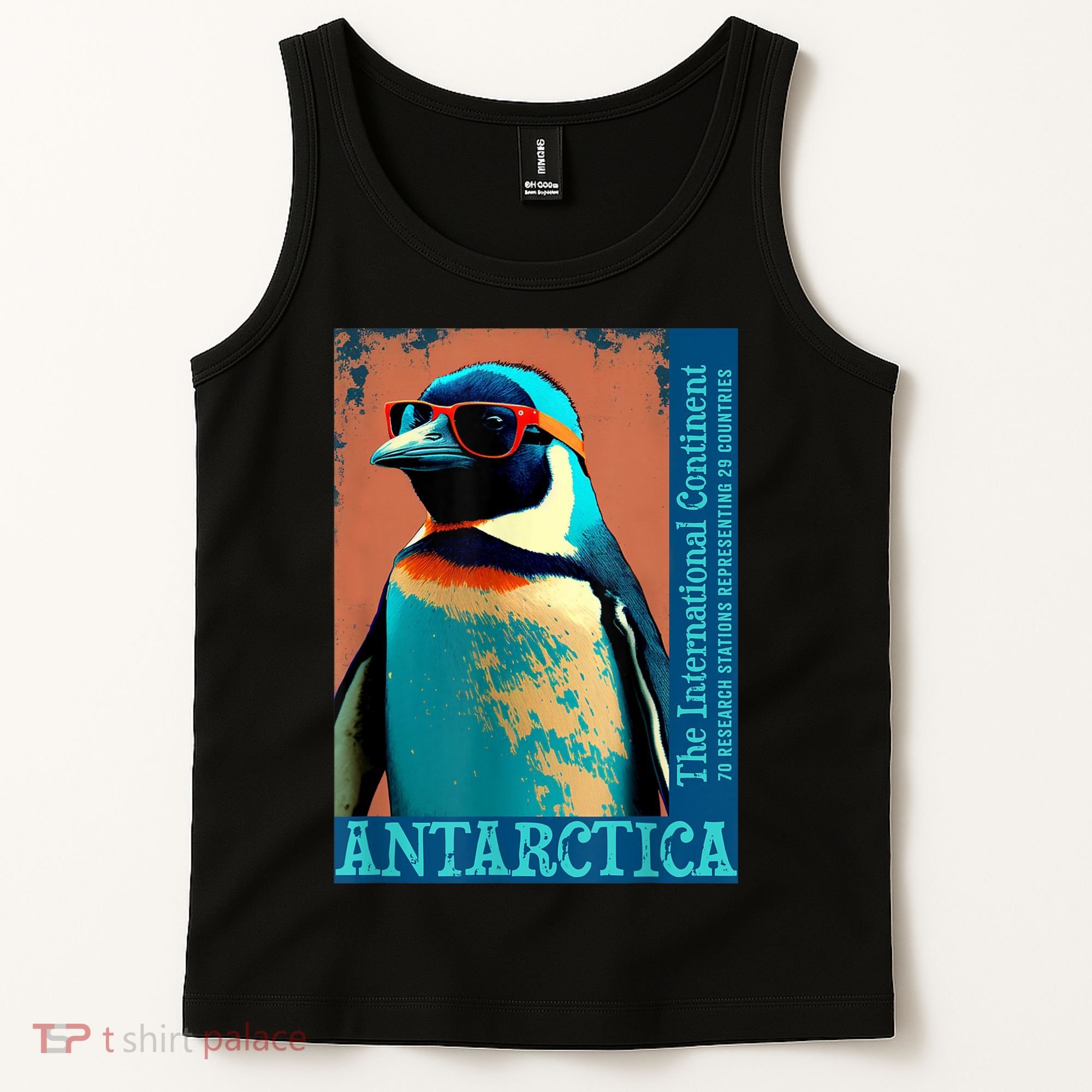 Antarctica Cute Cool Penguin Antarctic Research Souvenir Tank Top