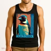 Antarctica Cute Cool Penguin Antarctic Research Souvenir Tank Top thumb 3