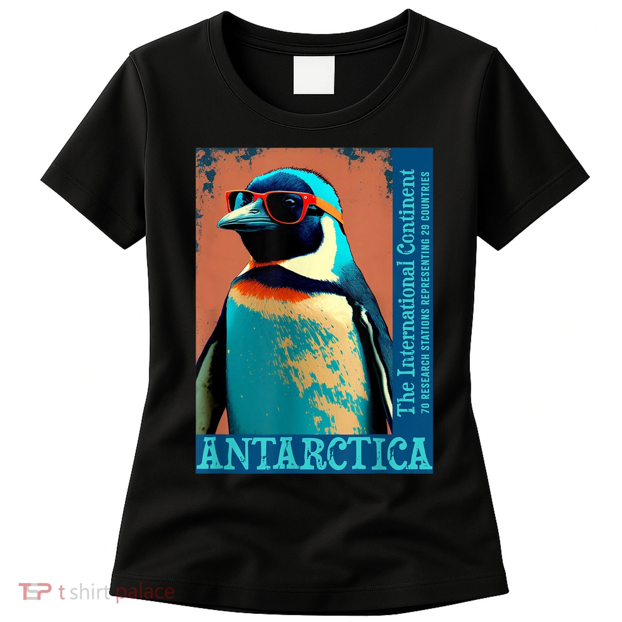 Antarctica Cute Cool Penguin Antarctic Research Souvenir Women's T-Shirt