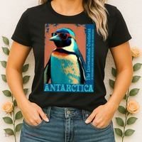 Antarctica Cute Cool Penguin Antarctic Research Souvenir Women's T-Shirt thumb 2