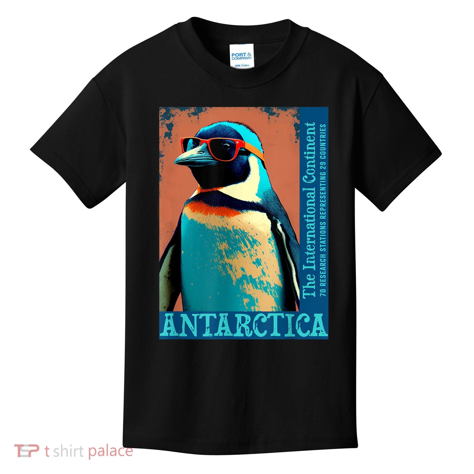Antarctica Cute Cool Penguin Antarctic Research Souvenir Kids T-Shirt