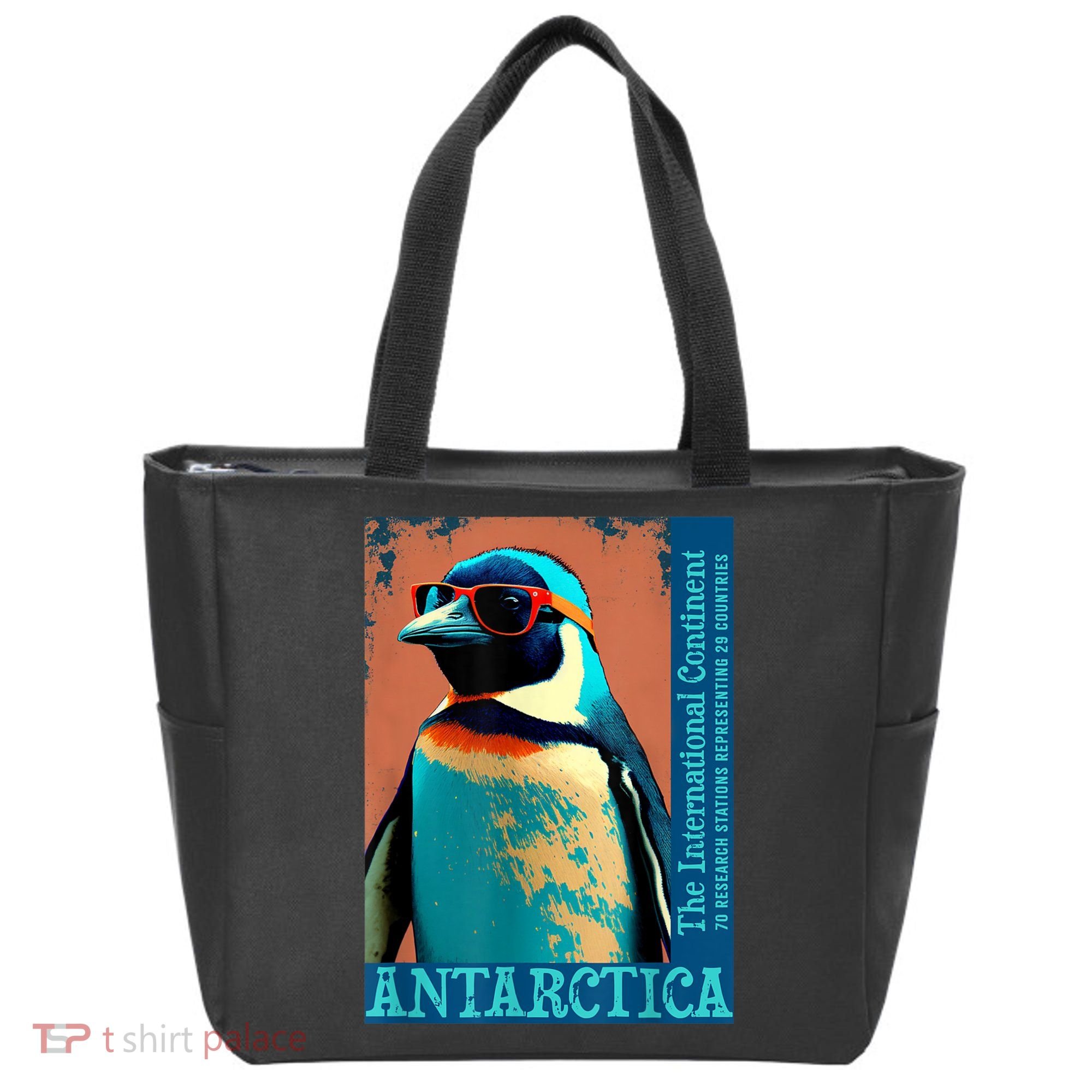 Antarctica Cute Cool Penguin Antarctic Research Souvenir Tote Bag