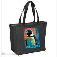 Antarctica Cute Cool Penguin Antarctic Research Souvenir Tote Bag thumb 2