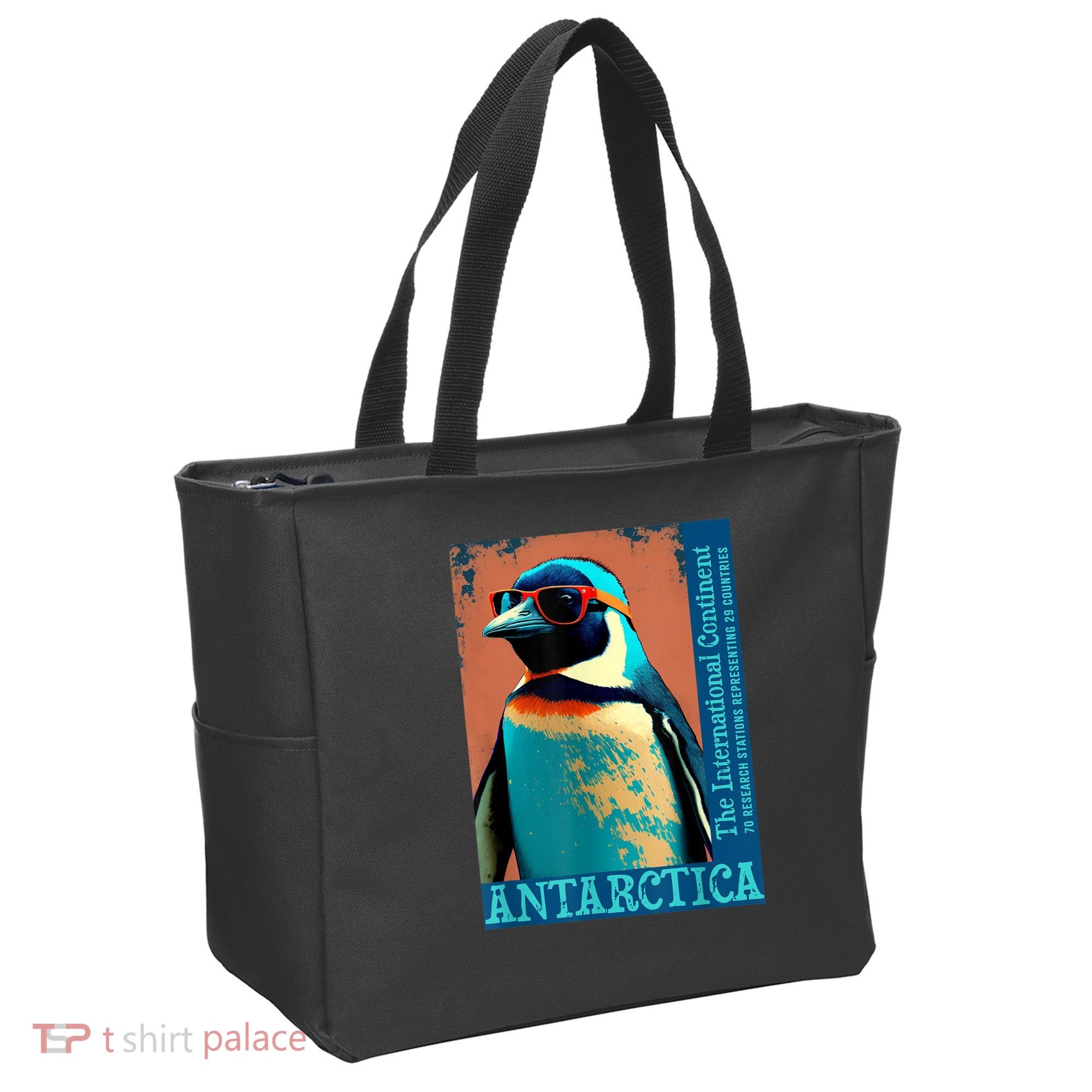 Antarctica Cute Cool Penguin Antarctic Research Souvenir Tote Bag