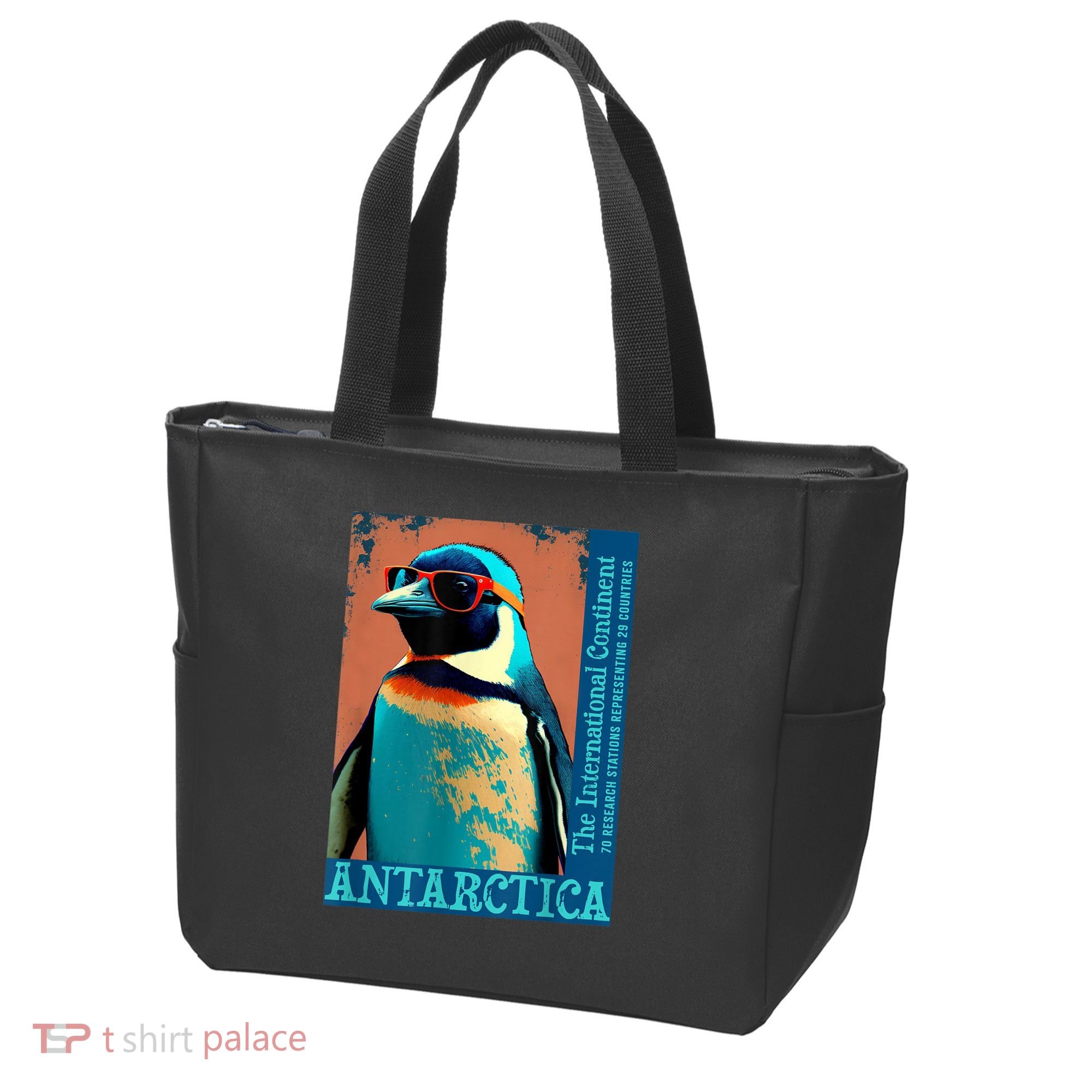 Antarctica Cute Cool Penguin Antarctic Research Souvenir Tote Bag