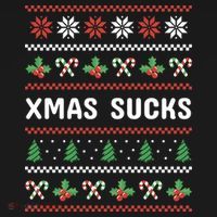 Anti Christmas Christmas Sucks Ugly Funny Gift Women's Hoodie thumb 2