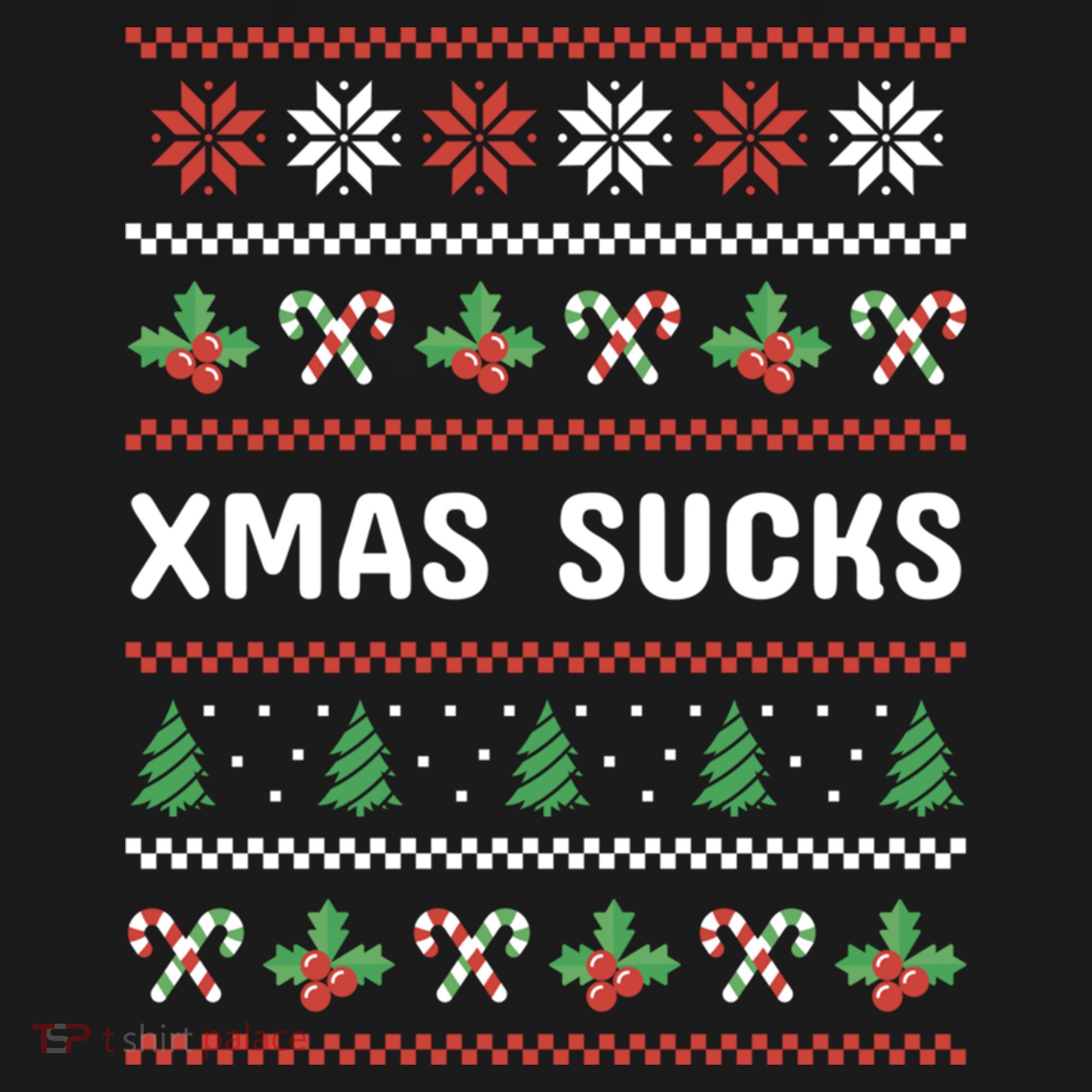 Anti Christmas Christmas Sucks Ugly Funny Gift Women's Hoodie