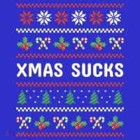 Anti Christmas Christmas Sucks Ugly Funny Gift Women's Long Sleeve Shirt thumb 2