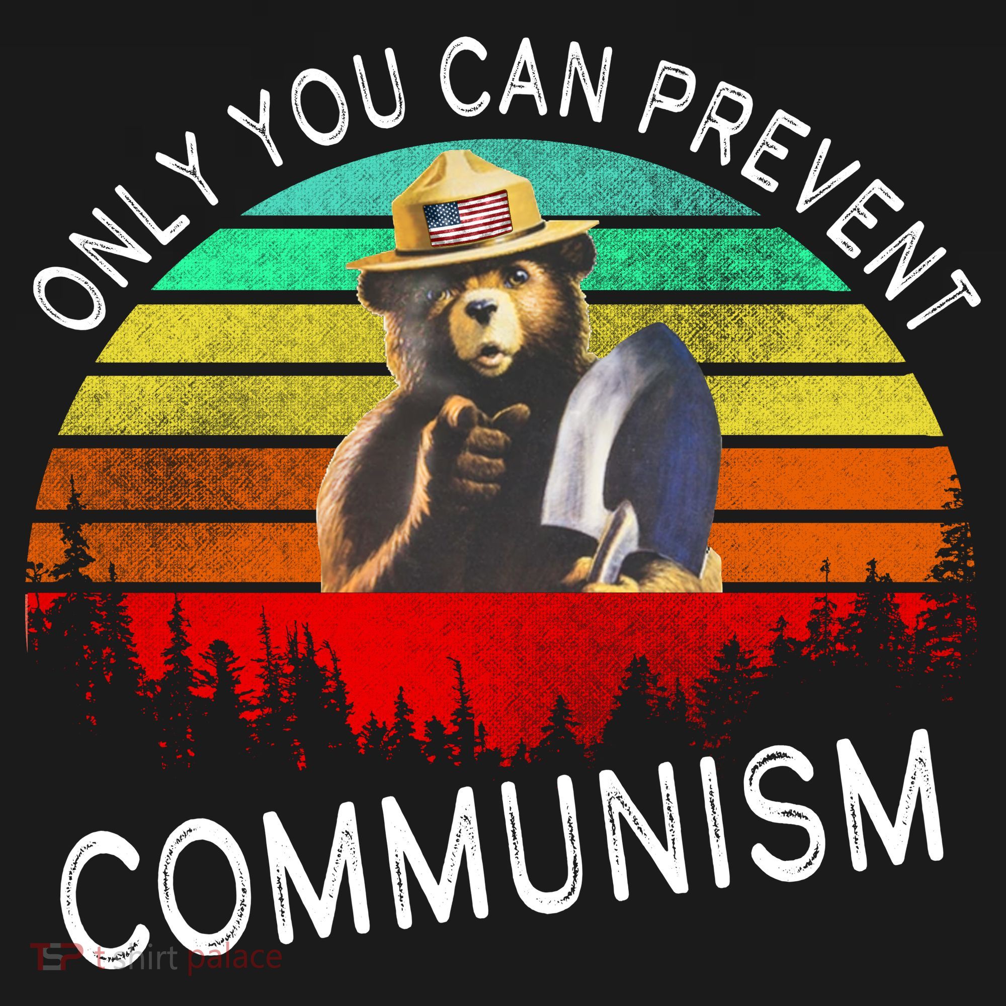 Anti Communism Capitalism Antisocialist Bear Backpack