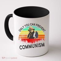Anti Communism Capitalism Antisocialist Bear Coffee Mug thumb 0