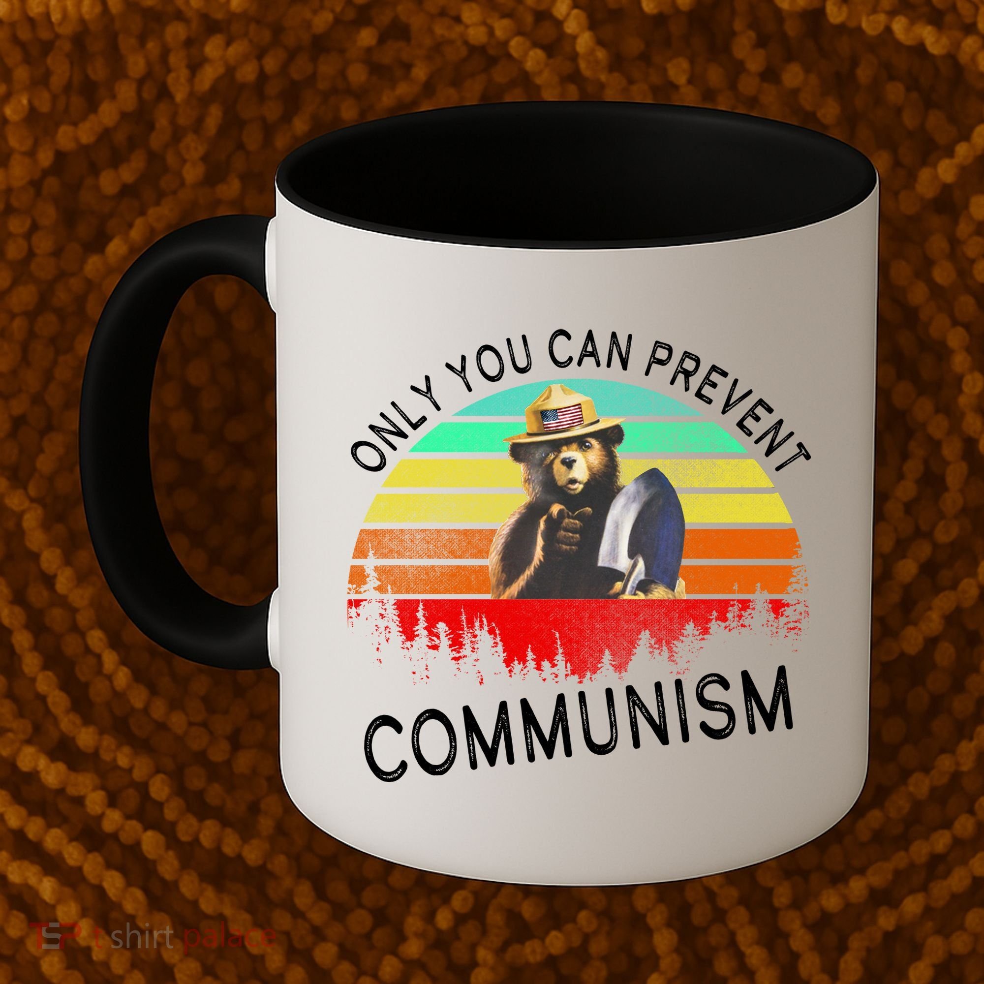 Anti Communism Capitalism Antisocialist Bear Coffee Mug