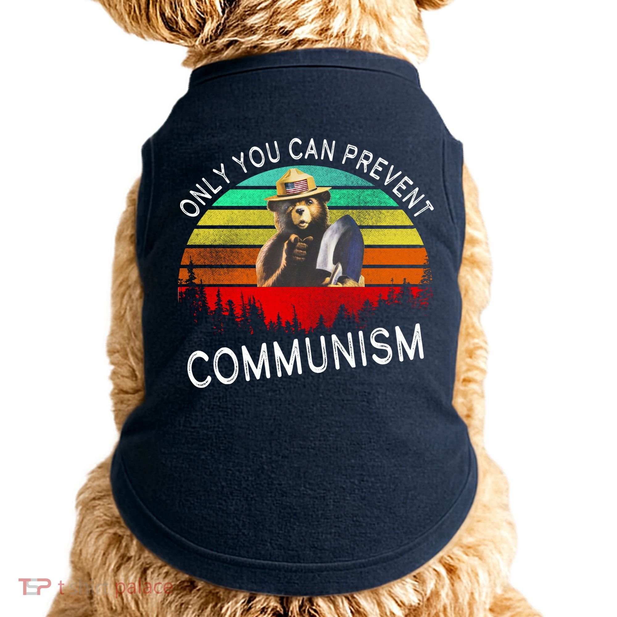 Anti Communism Capitalism Antisocialist Bear Doggie Tank