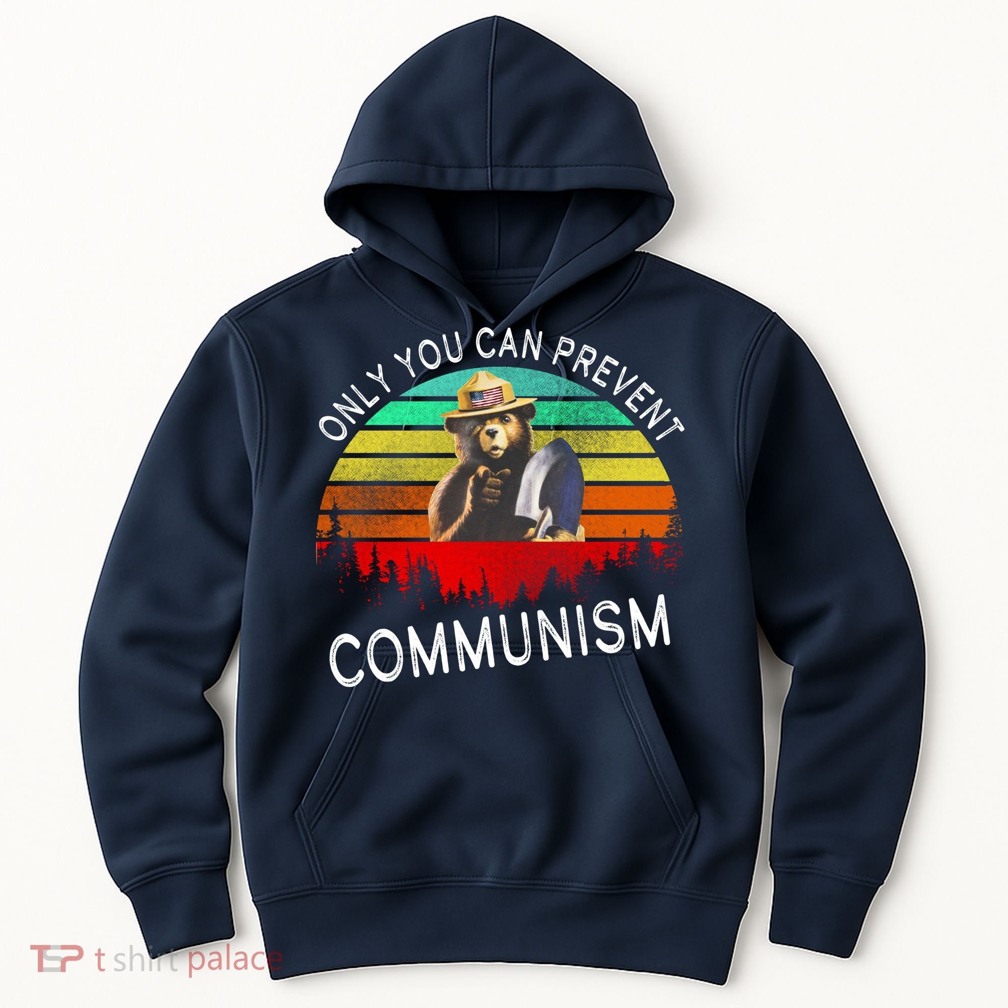 Anti Communism Capitalism Antisocialist Bear Hoodie