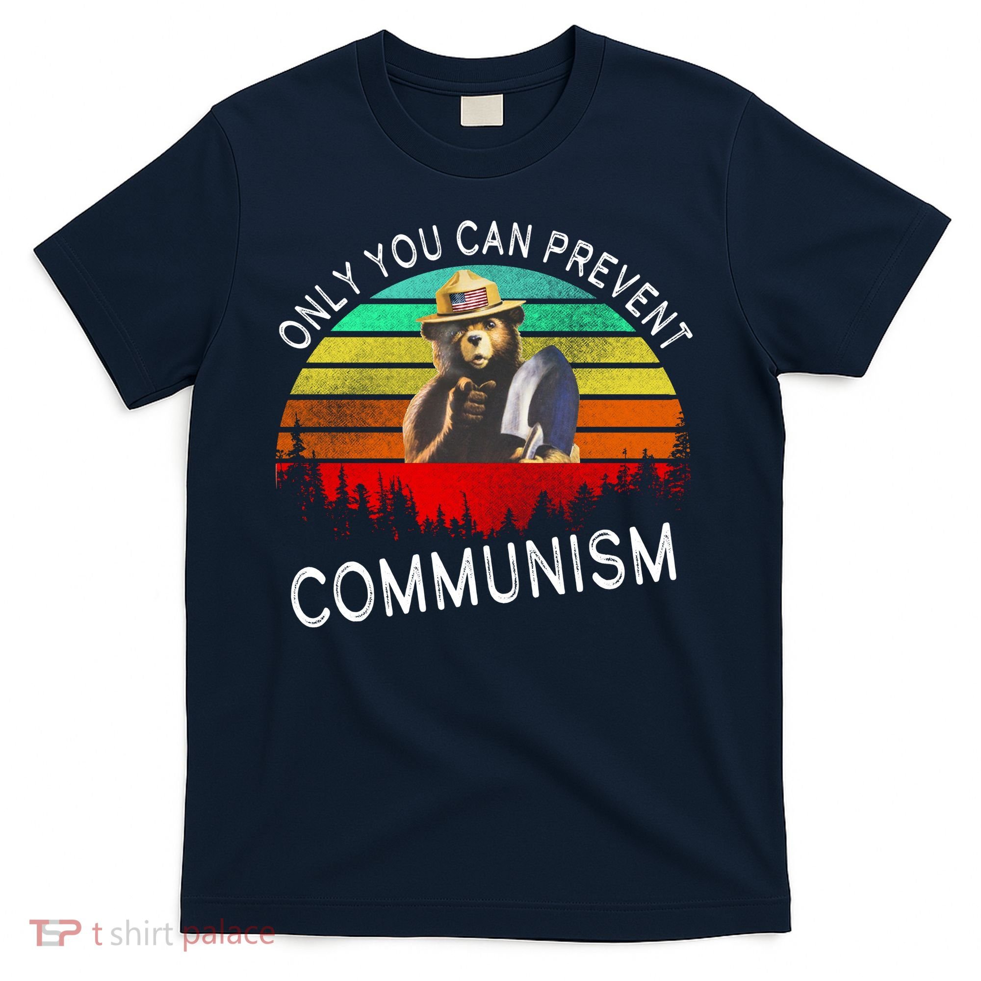 Anti Communism Capitalism Antisocialist Bear T-Shirt