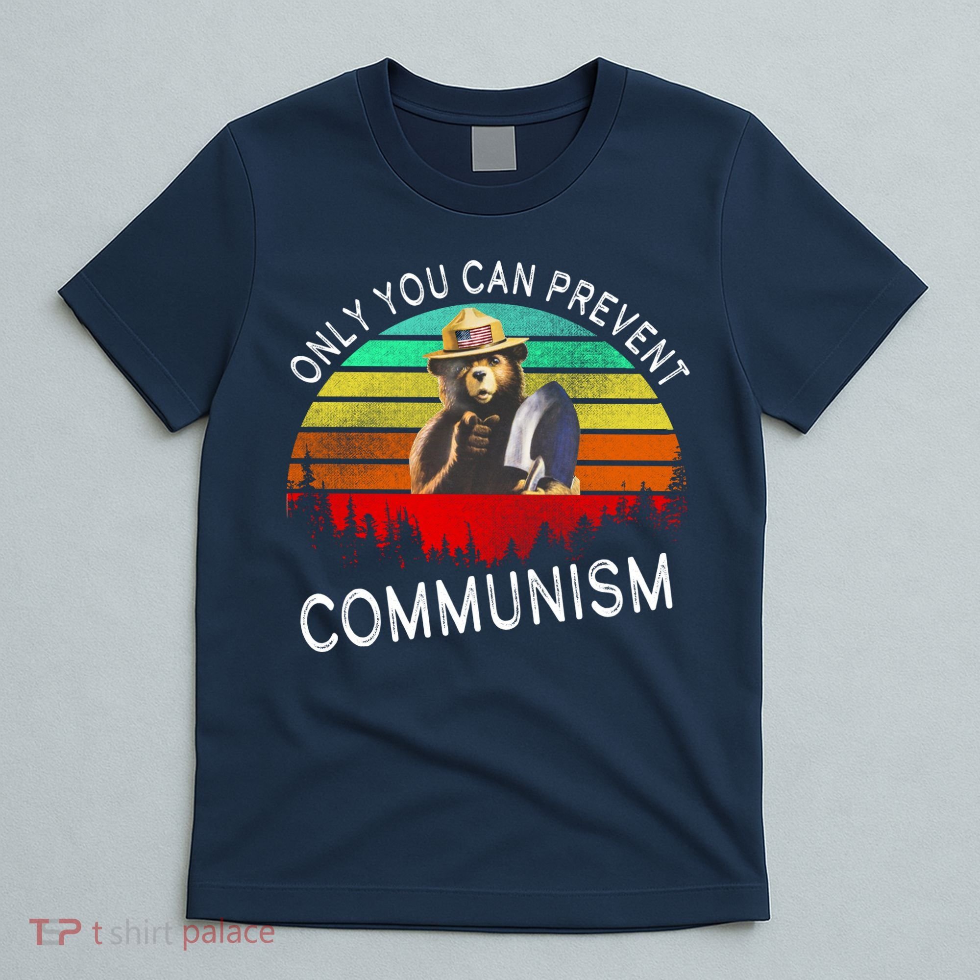 Anti Communism Capitalism Antisocialist Bear T-Shirt