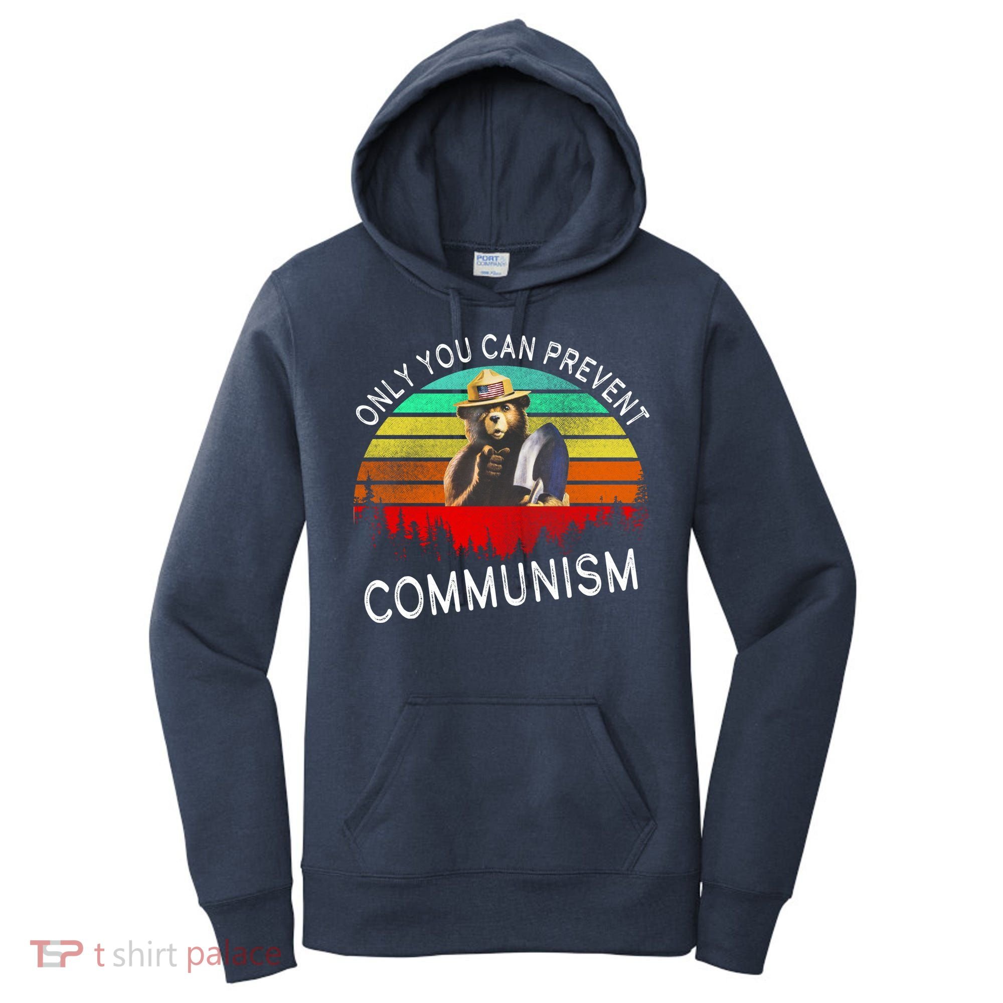 Anti Communism Capitalism Antisocialist Bear Women's Hoodie
