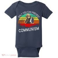 Anti Communism Capitalism Antisocialist Bear Baby Bodysuit thumb 0
