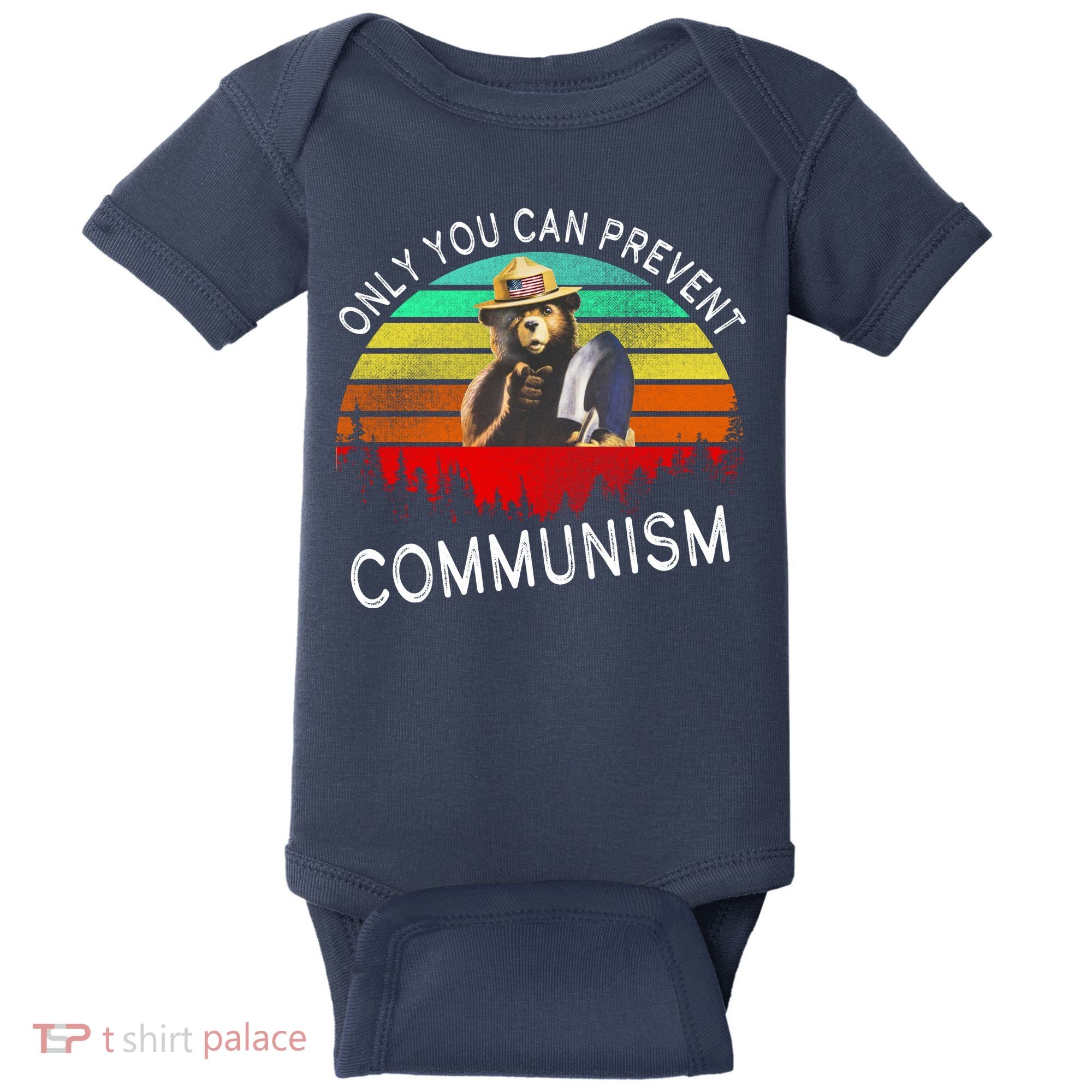 Anti Communism Capitalism Antisocialist Bear Baby Bodysuit