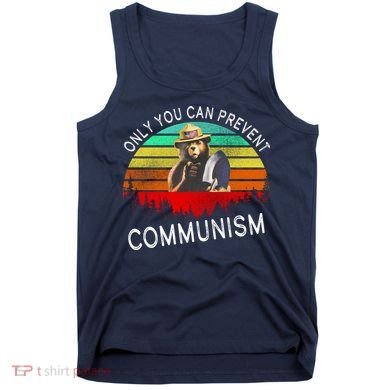 Anti Communism Capitalism Antisocialist Bear Tank Top