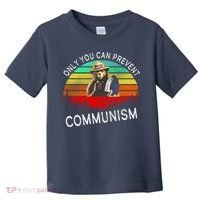 Anti Communism Capitalism Antisocialist Bear Toddler T-Shirt thumb 0