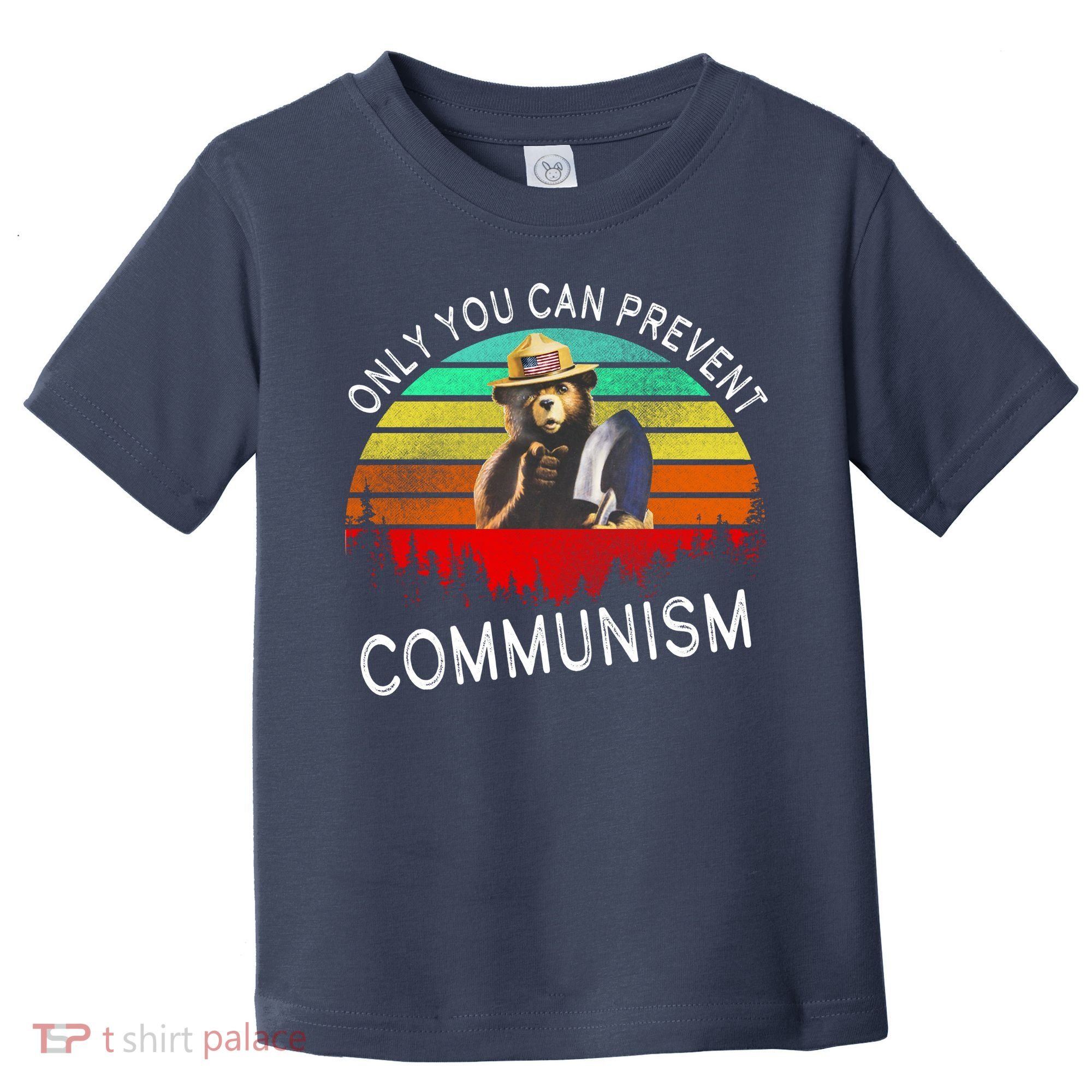 Anti Communism Capitalism Antisocialist Bear Toddler T-Shirt
