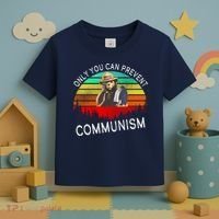 Anti Communism Capitalism Antisocialist Bear Toddler T-Shirt thumb 3