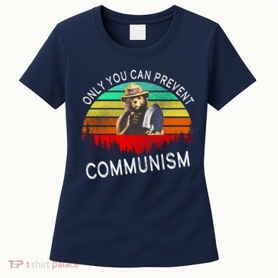 Anti Communism Capitalism Antisocialist Bear Women's T-Shirt