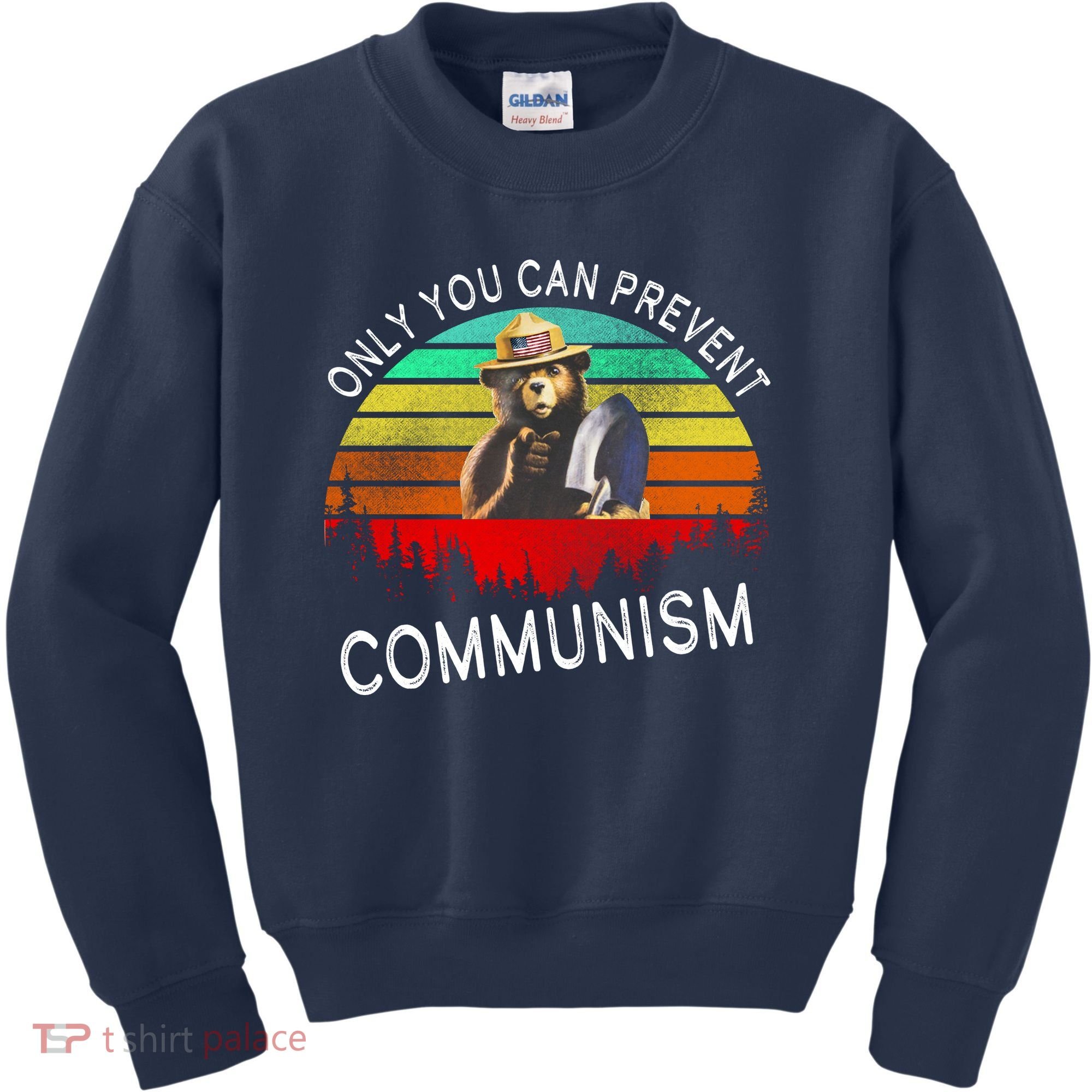 Anti Communism Capitalism Antisocialist Bear Kids Sweatshirt