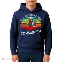 Anti Communism Capitalism Antisocialist Bear Kids Hoodie thumb 4