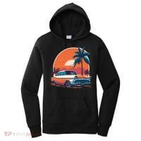 A Classic Car Parked In Front Women's Hoodie thumb 0