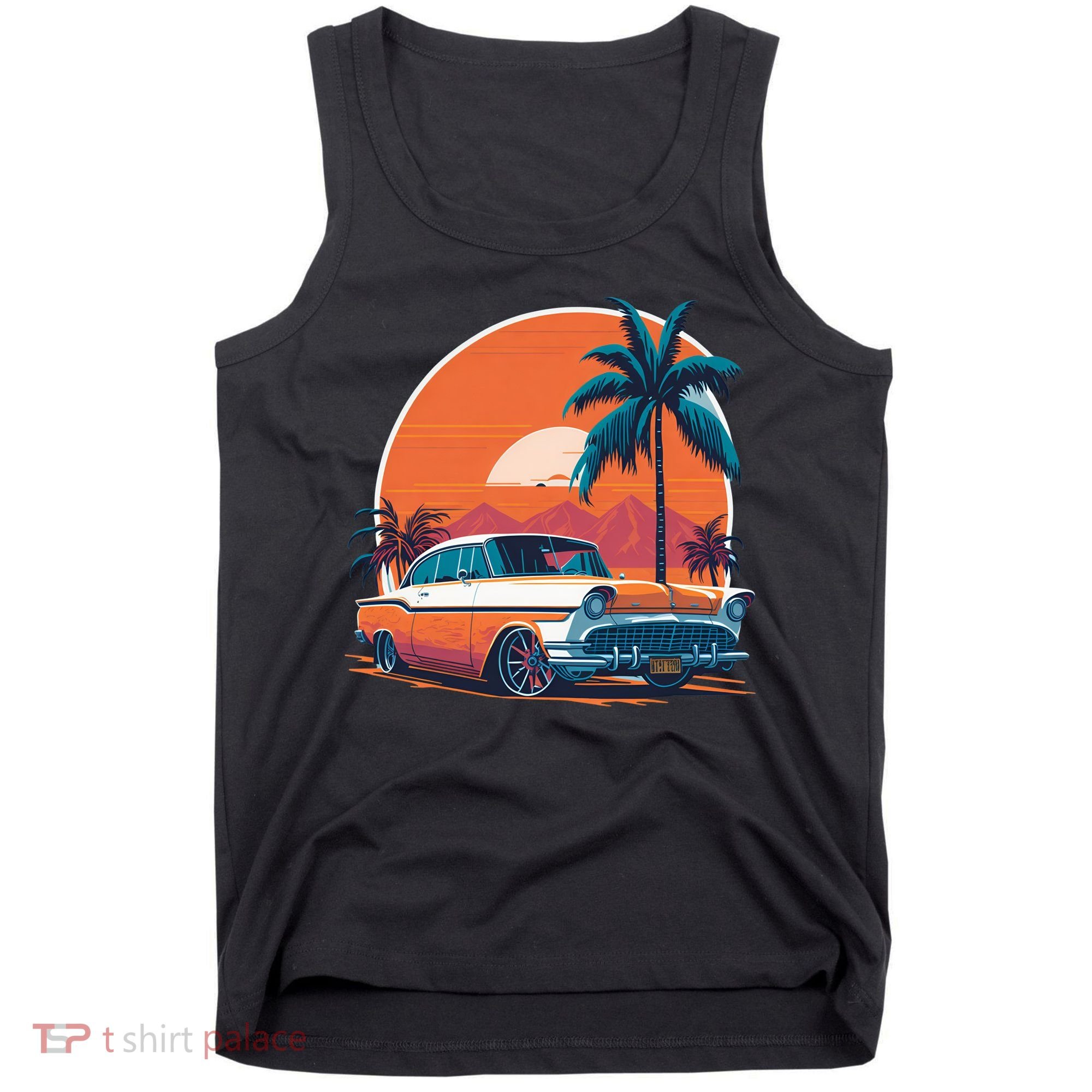 A Classic Car Parked In Front Tank Top
