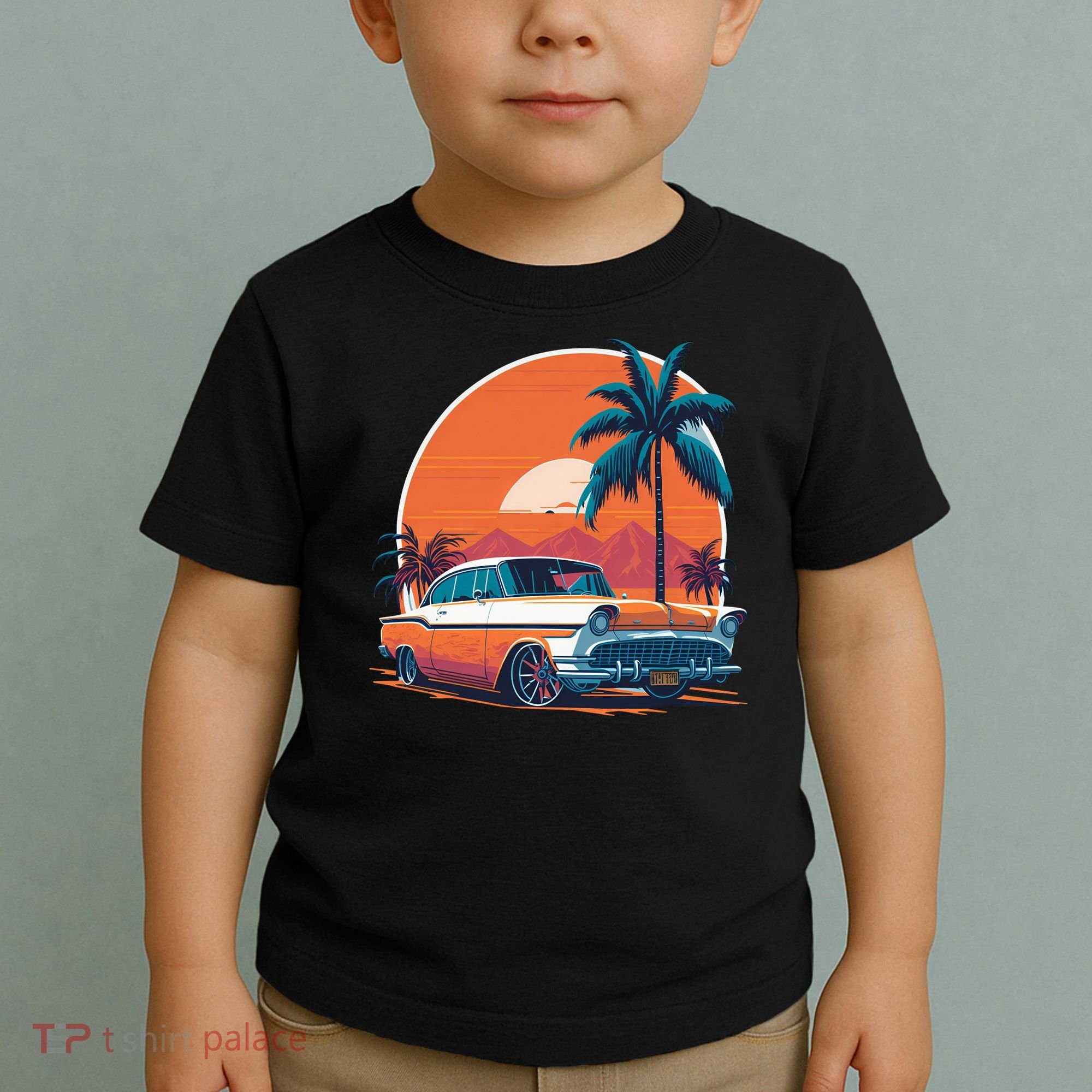 A Classic Car Parked In Front Toddler T-Shirt