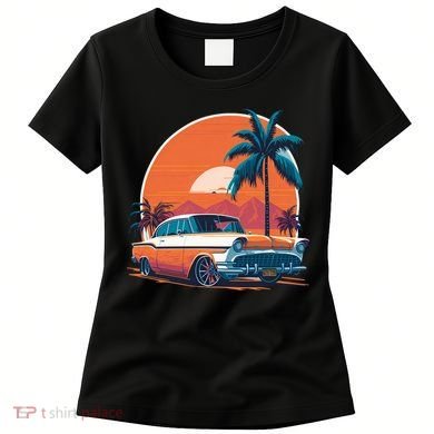 A Classic Car Parked In Front Women's T-Shirt