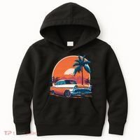 A Classic Car Parked In Front Kids Hoodie thumb 0