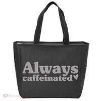 Always Caffeinated Coffee Lover Cute Tote Bag thumb 0