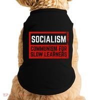 Anti Communist Capitalist Libertarian Anti Socialism Doggie Tank thumb 0