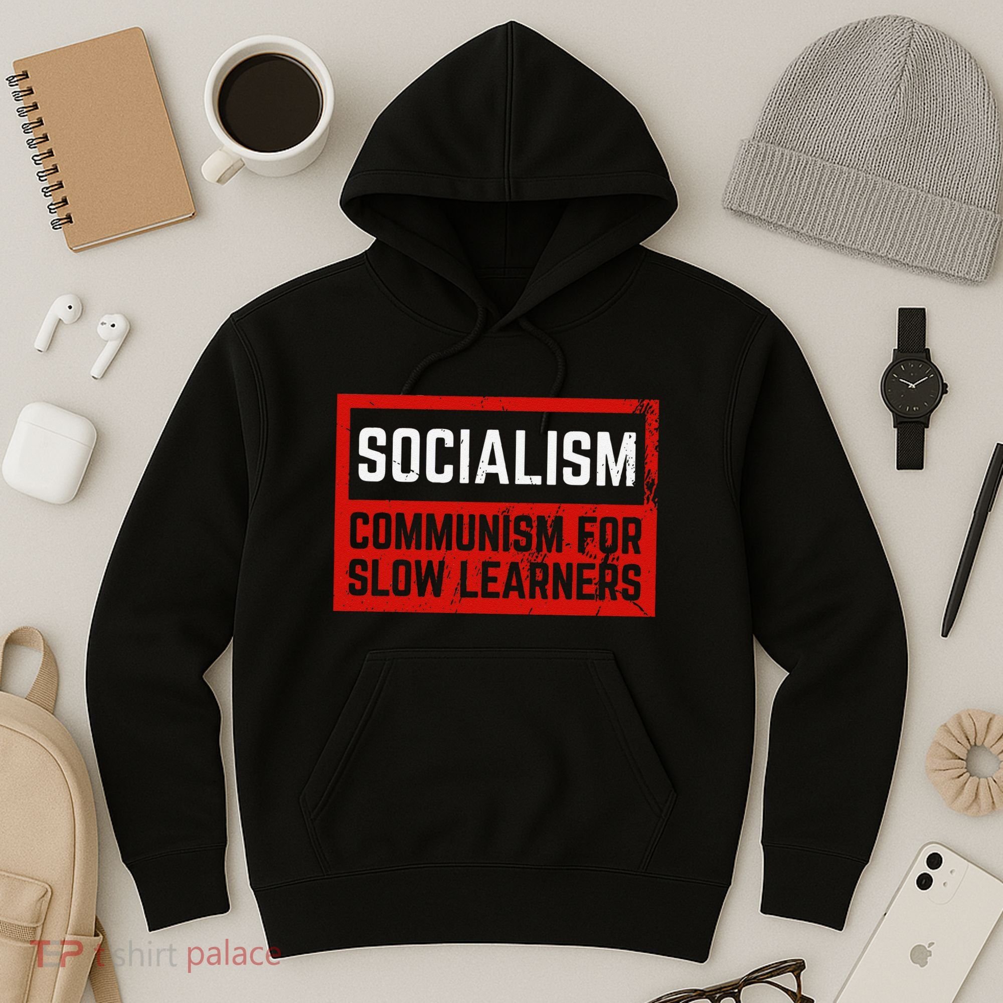 Anti Communist Capitalist Libertarian Anti Socialism Hoodie