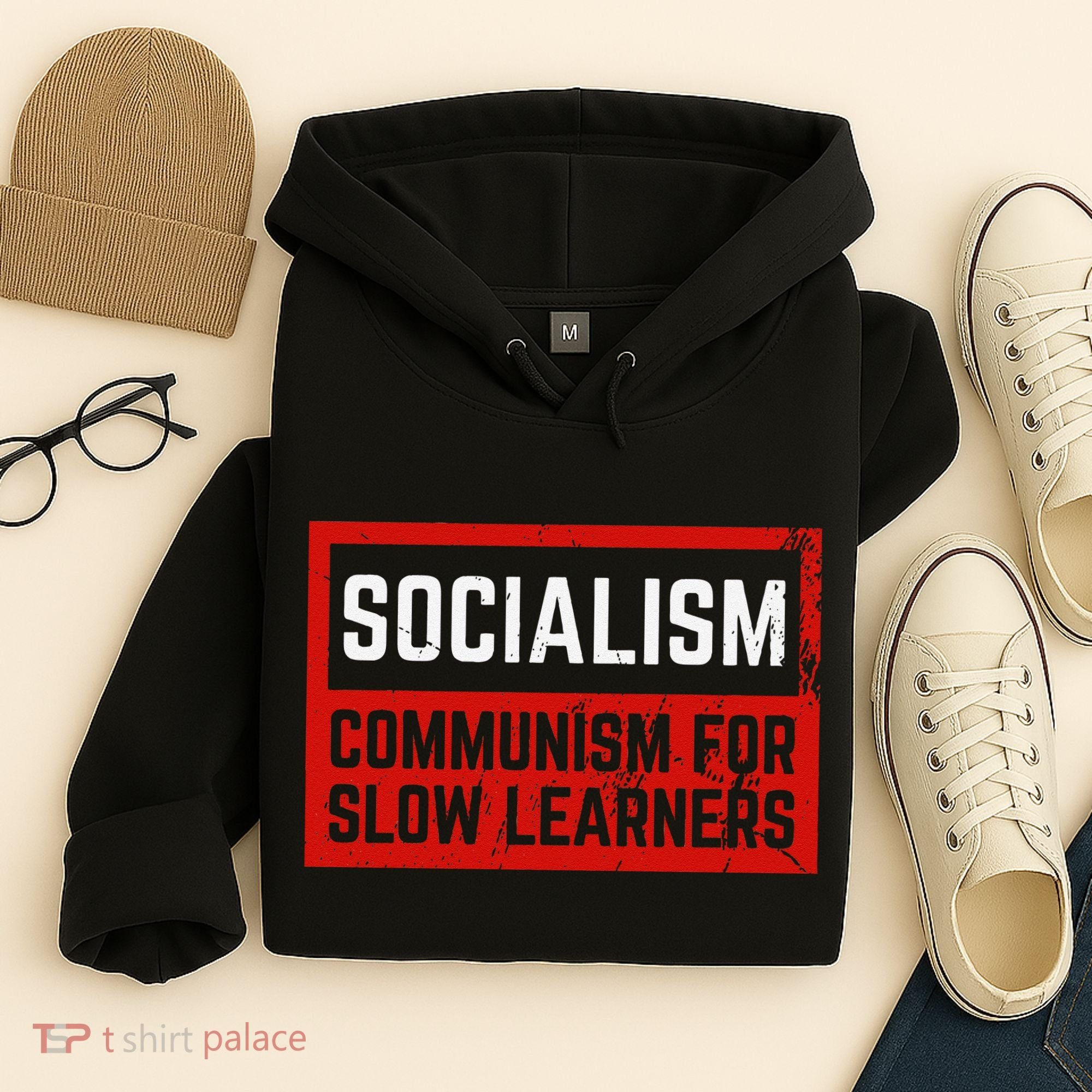 Anti Communist Capitalist Libertarian Anti Socialism Hoodie