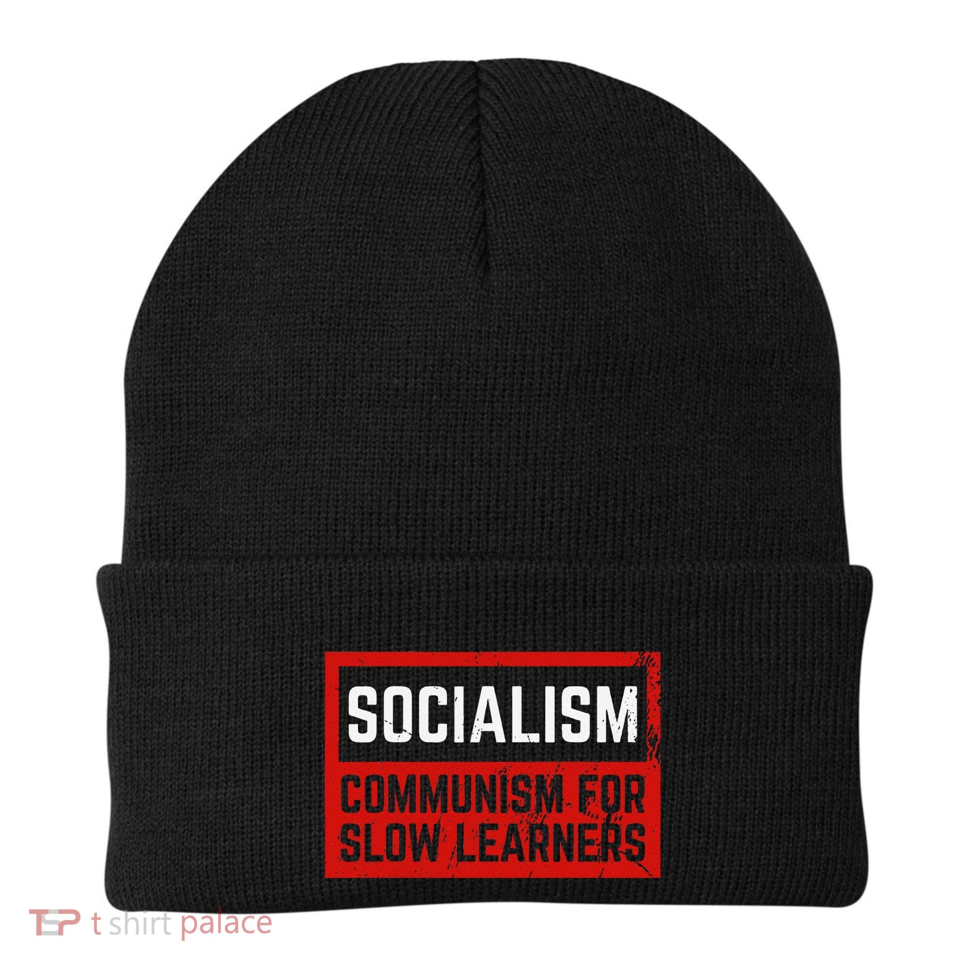 Anti Communist Capitalist Libertarian Anti Socialism Beanie