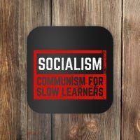 Anti Communist Capitalist Libertarian Anti Socialism Coaster thumb 0