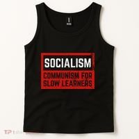 Anti Communist Capitalist Libertarian Anti Socialism Tank Top thumb 2