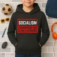 Anti Communist Capitalist Libertarian Anti Socialism Kids Hoodie thumb 2