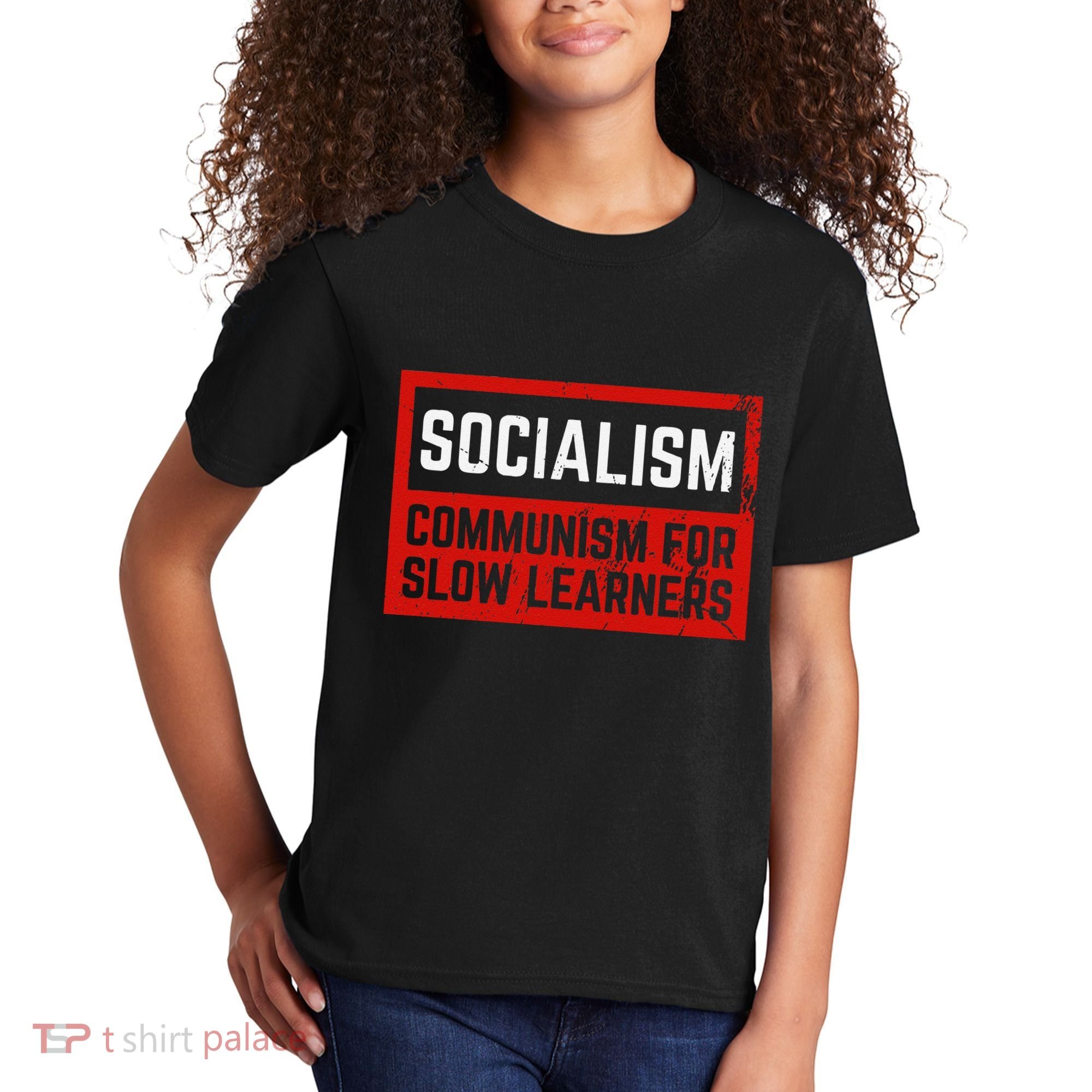 Anti Communist Capitalist Libertarian Anti Socialism Kids T-Shirt