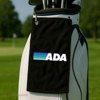 Ada Cardano Cryptocurrency Logo Golf Towel thumb 2