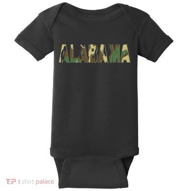 Alabama Camouflage Camo Alabama Baby Bodysuit