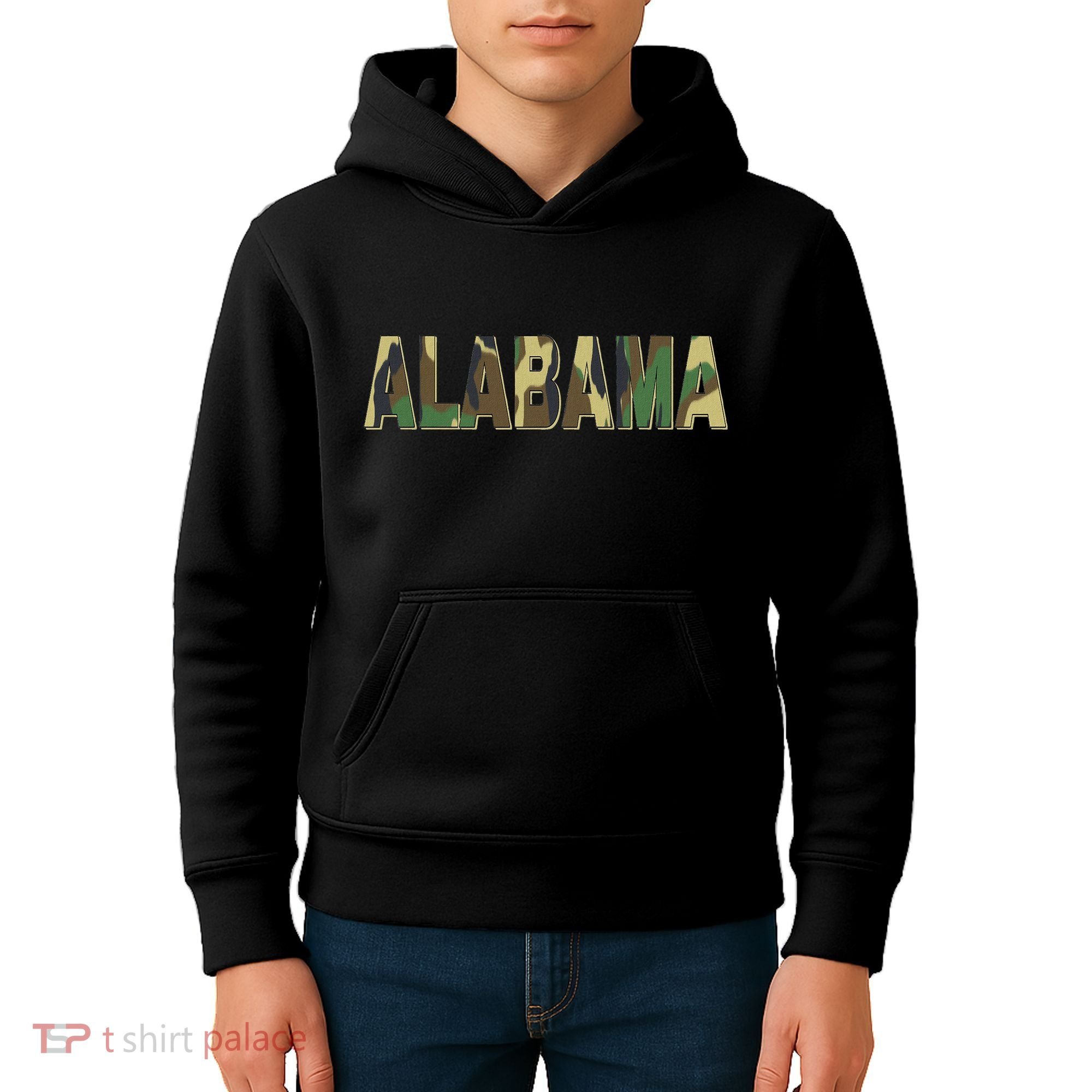 Alabama Camouflage Camo Alabama Kids Hoodie
