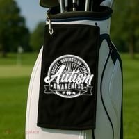 Accept Understand Love  Autism Awareness Logo Golf Towel thumb 2