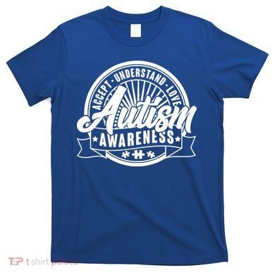 Accept Understand Love  Autism Awareness Logo T-Shirt